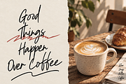 Bright Romance handwritten script, a Script Font by cocodesign (Thumbnail 2 of 10)