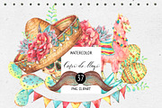Cinco de Mayo Fiesta Clipart, an Illustration by Depiano (Thumbnail 3 of 12)