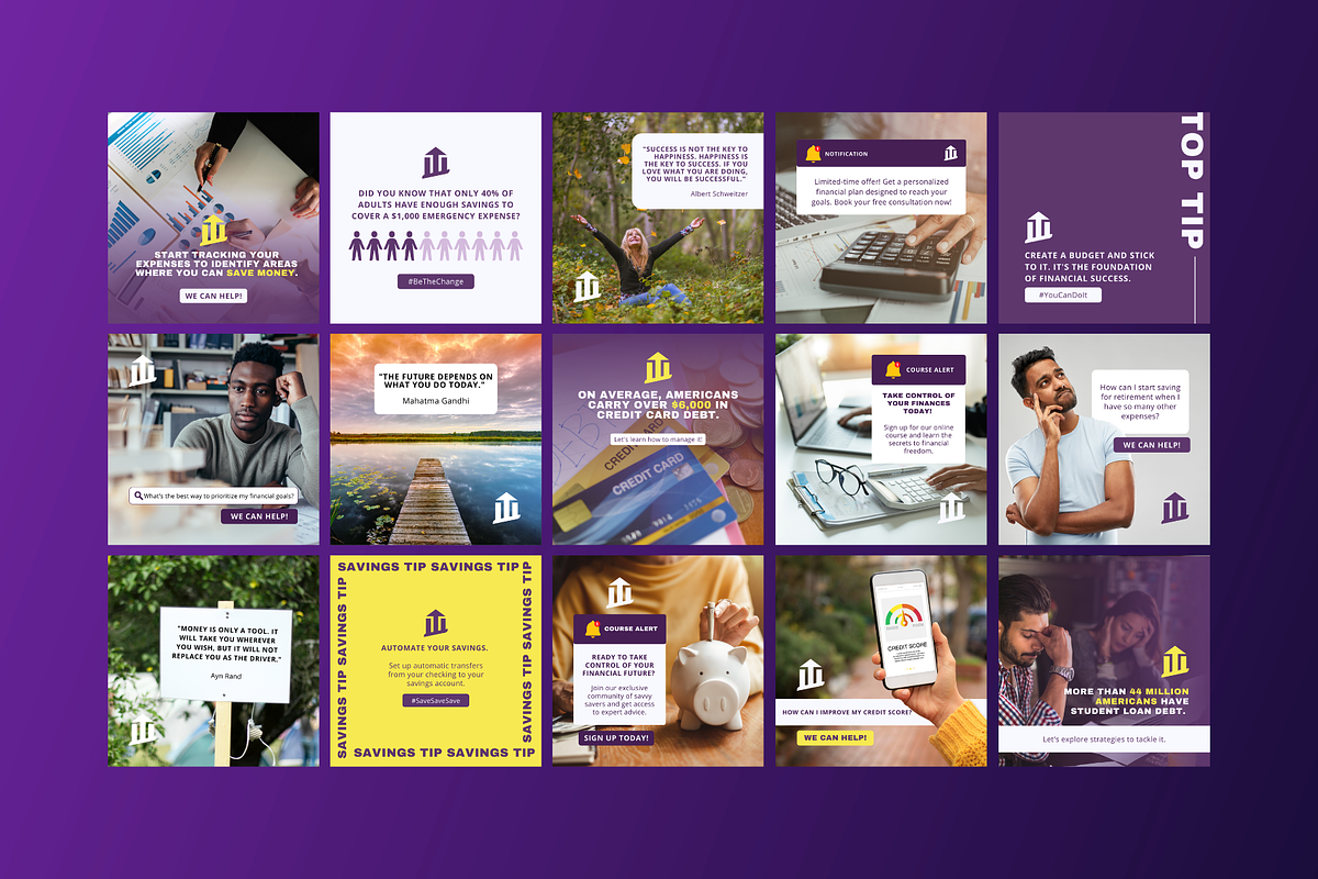 15 Finance Social Media Templates, a Social Media Template by Sincerely Media (Photo 8 of 9)