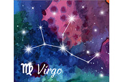 12 Zodiac signs on watercolor, a Texture Graphic by Sunshine Art Shop (Thumbnail 7 of 13)