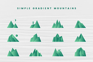 Simple Gradient Mountains