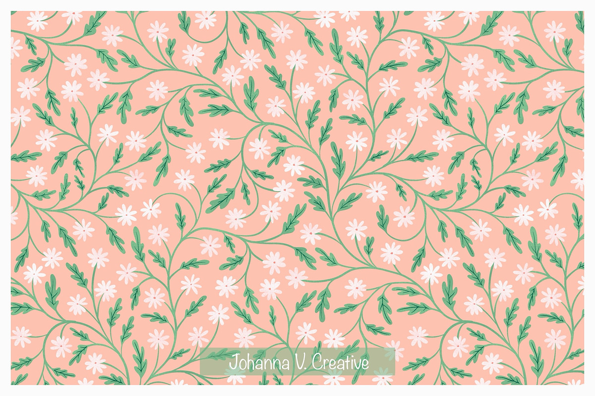 Ultimate Spring Pattern Collection, an Illustration by Johanna V. Creative (Photo 16 of 21)