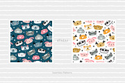 Cute Animal Illustrations & Patterns, a Pattern Graphic by AllNikArt (Thumbnail 12 of 15)