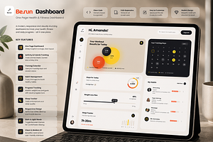 Be.Run – One Page Fitness Dashboard