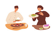 Chefs cooking & decorating food set, a Food Illustration by Good Studio (Thumbnail 6 of 7)