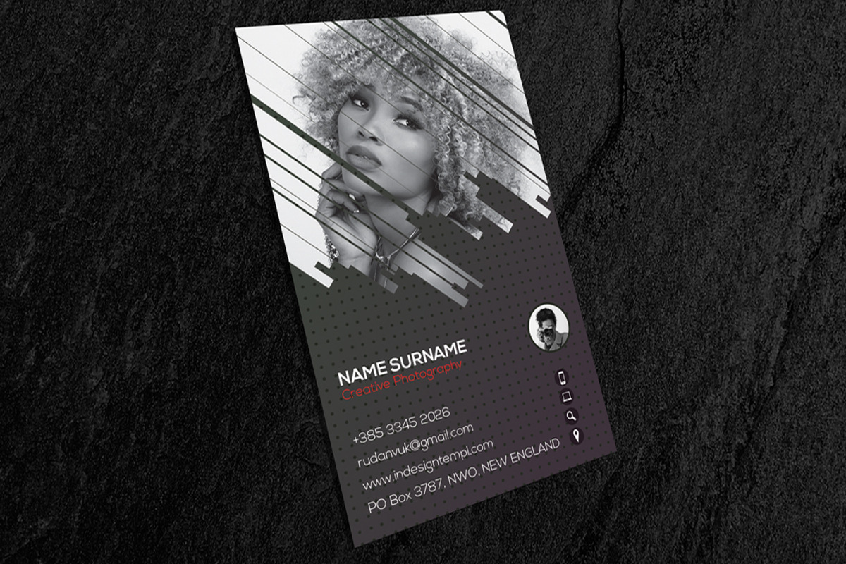 Business Card - Photographer, a Business Card Template by RudanStudio (Photo 3 of 5)