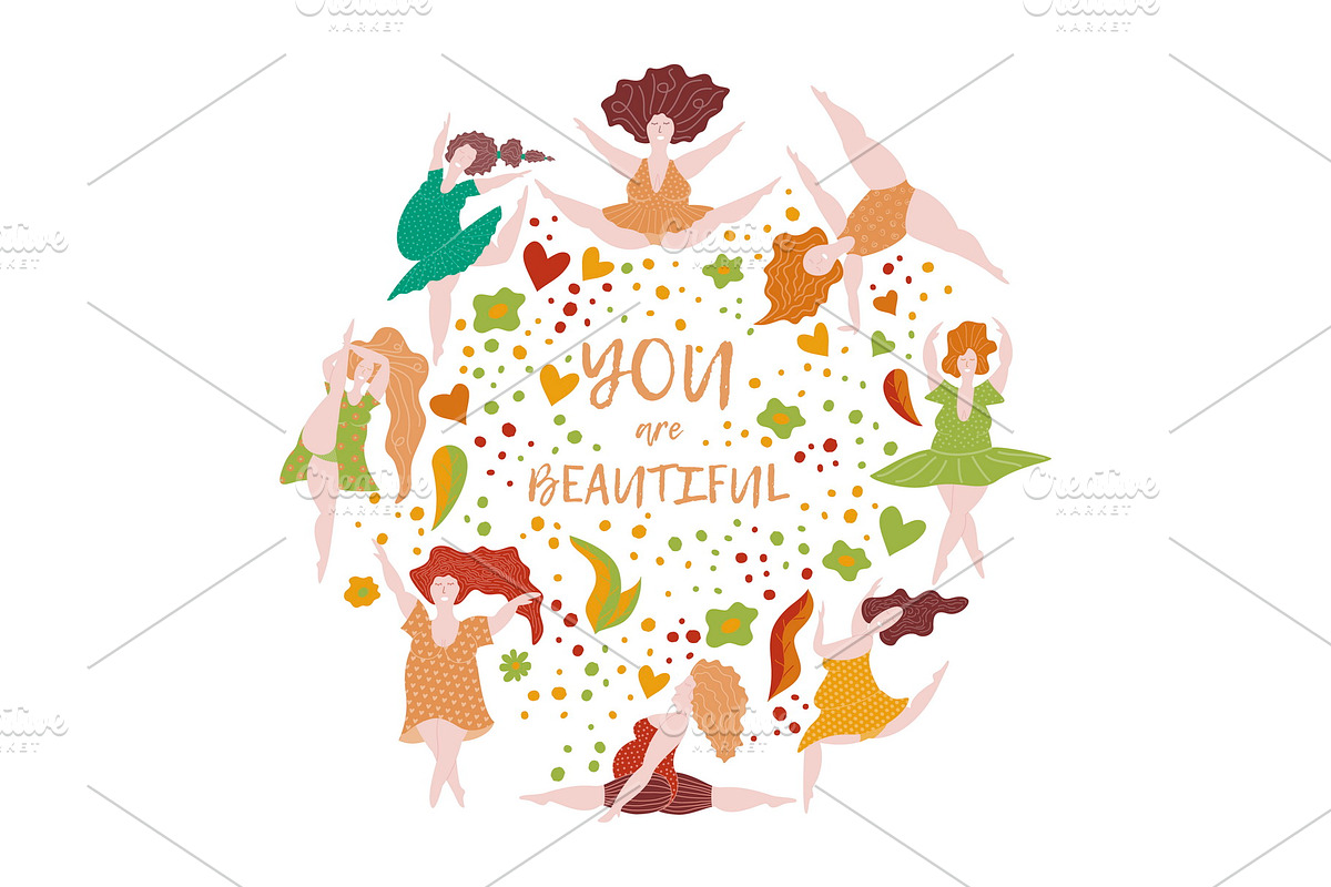 Body positive girls, an Object Graphic by IvanFet (Photo 4 of 17)