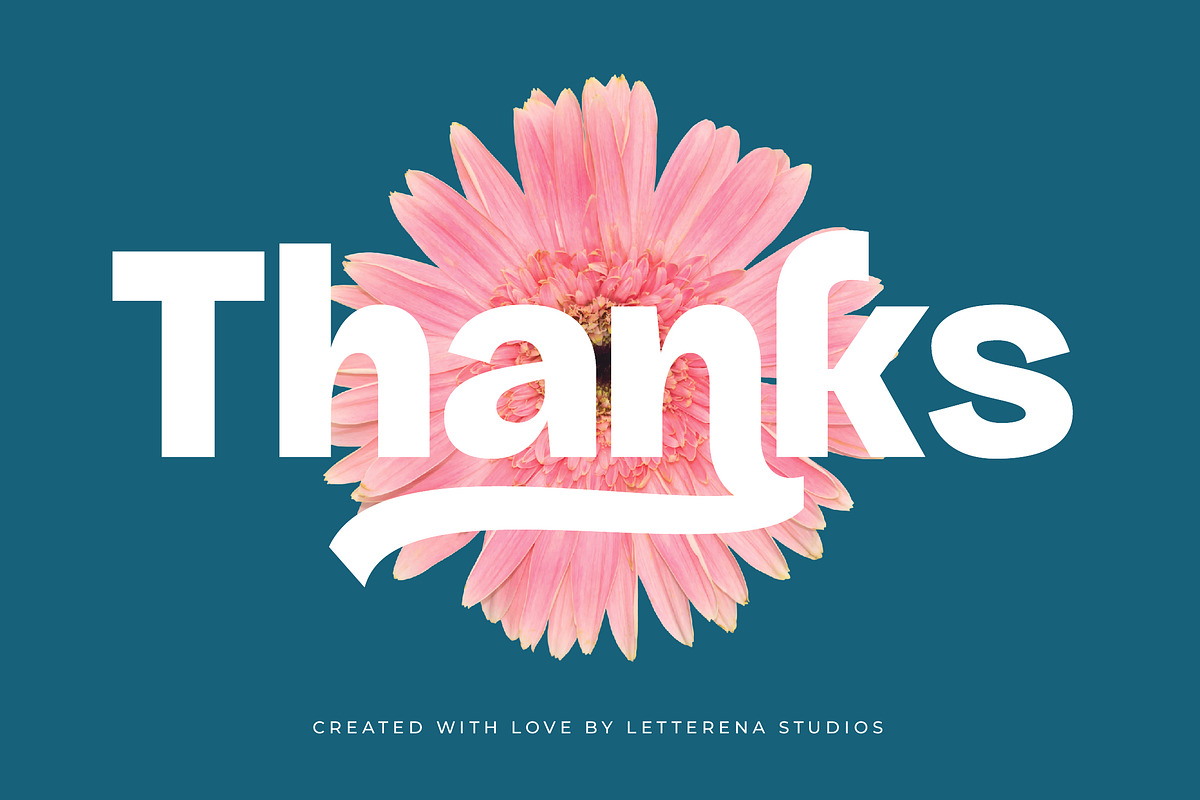 Chase Dreams Display Sans Serif Font, a Sans Serif Font by Letterena Studios (Photo 15 of 15)