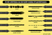The Illustrator Ink Well | Brushes, a Brush Add-On by The Artifex Forge (Thumbnail 3 of 14)