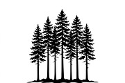 Majestic Pine Trees SVG, a Finance Illustration by Amazin_art (Thumbnail 14 of 41)