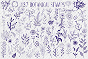 137 Botanical Stamps For Procreate, a Brush Add-On by Nuclear Brushes (Thumbnail 8 of 10)
