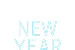 New year text isolated on transparen, an Illustration by Dvoevnore photos