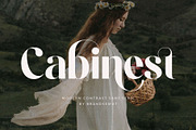 Cabinest – Contrast Sans Serif, a Sans Serif Font by BrandSemut (Thumbnail 1 of 12)
