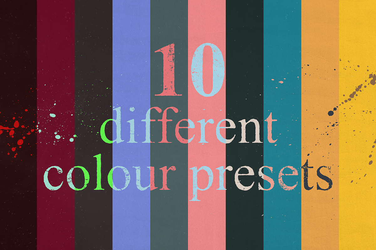 Ink Bleed Text Effect Template, a Layer Style Add-On by Mint Pixels (Photo 4 of 8)