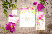 Summer blooms. watercolor clipart, an Illustration by LABFcreations (Thumbnail 5 of 5)