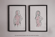Blooming Woman Line Art Collection, a Person Illustration by Kate Galunga Artstore (Thumbnail 4 of 15)