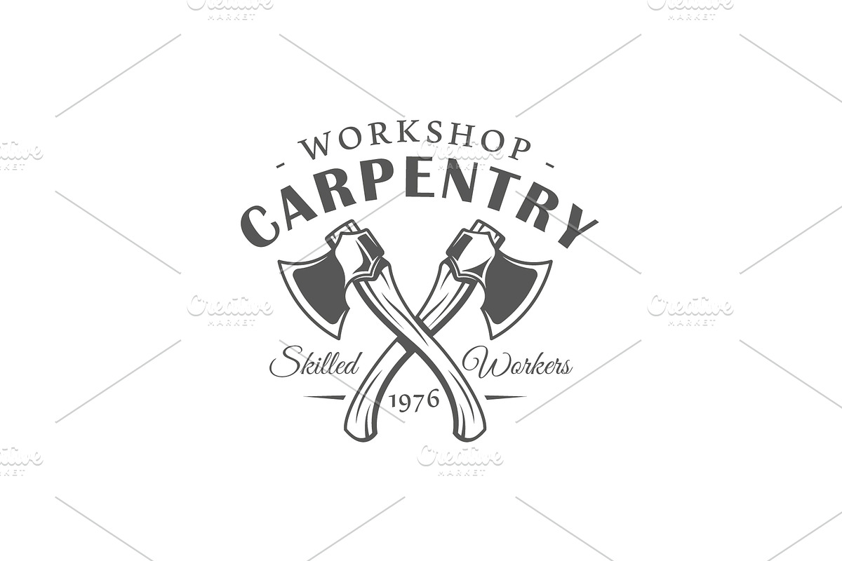 18 Modern Carpentry Logos Templates, a Branding & Logo Template by Art Design (Photo 21 of 26)