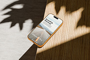 Realistic iPhone Mockup For Branding, an iPhone Mockup by SimpangGraphics (Thumbnail 4 of 5)