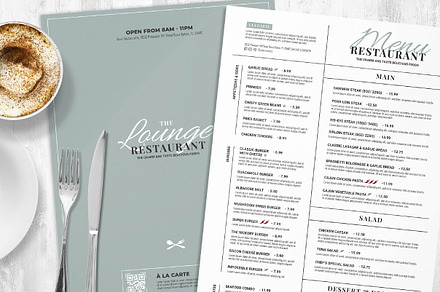 Menu templates