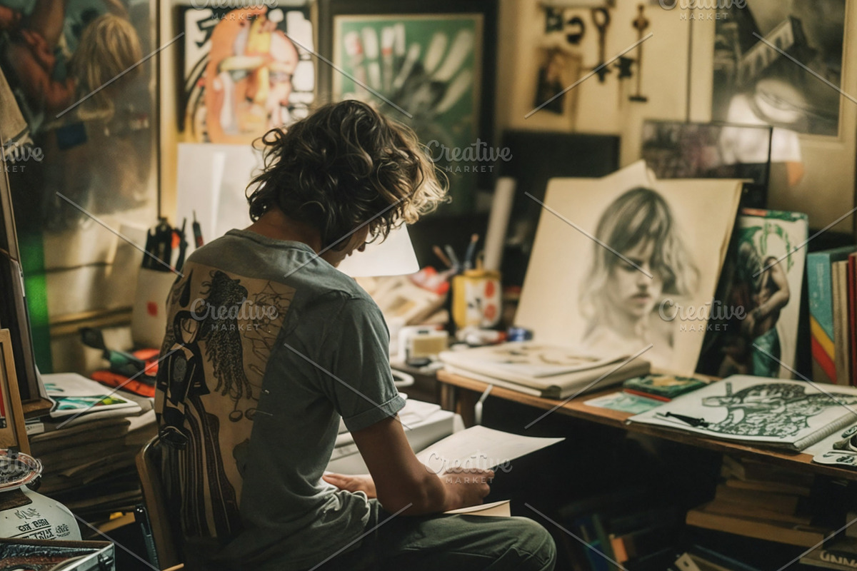 85 Artists in studio, an Arts & Entertainment Photo by Handmadefont (Photo 71 of 88)