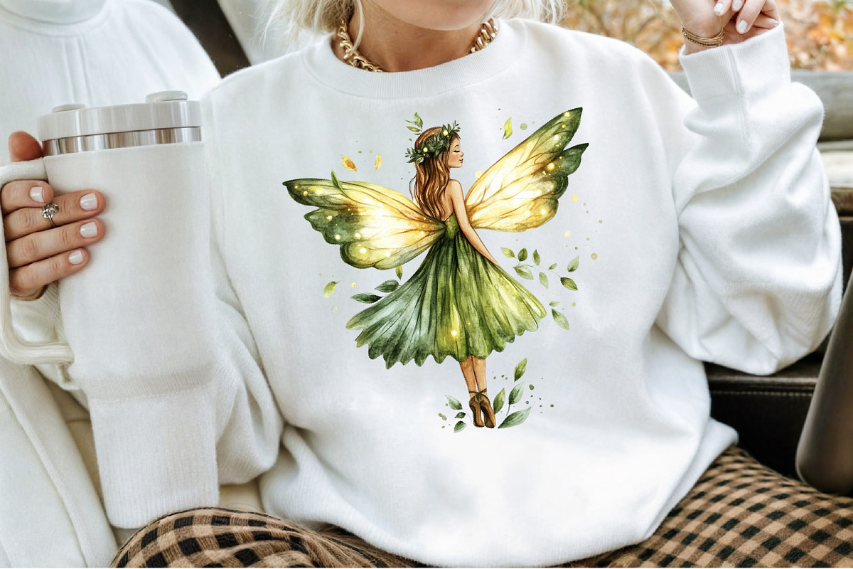 Woodland Fairies Nature Graphics, an Illustration by Sublimation Artist (Photo 4 of 6)