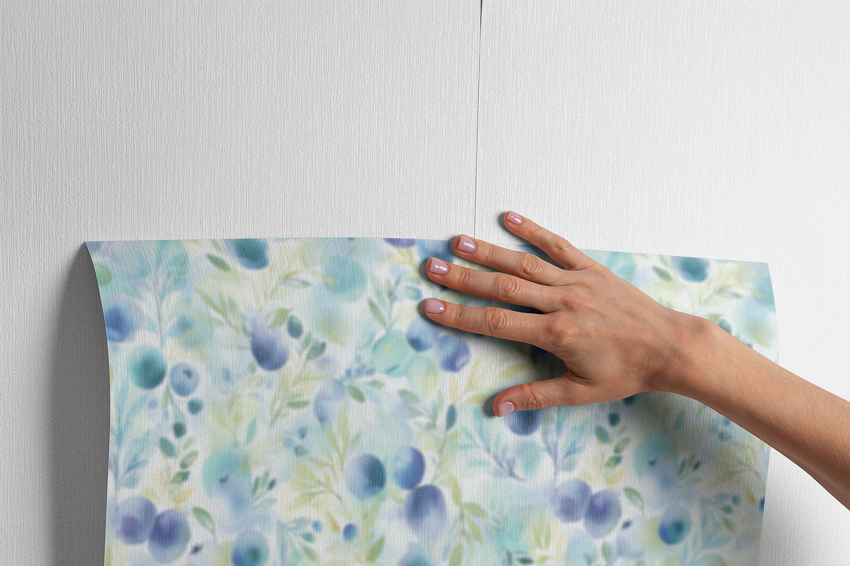 BLUEBERRY Seamless Pattern, a Pattern Graphic by AYAKA Studio Co. (Photo 4 of 9)