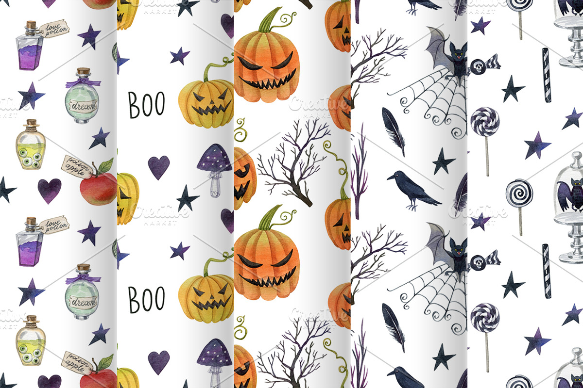 Halloween, a Decorative Illustration by Watercolor life (Photo 6 of 6)