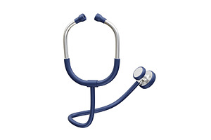Stethoscope icon illustration render, an Object Illustration by fahad121