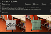Tote Bag Mockup Bundle – 6 PSD, a Packaging Mockup by FURIOSO mockups (Thumbnail 9 of 15)