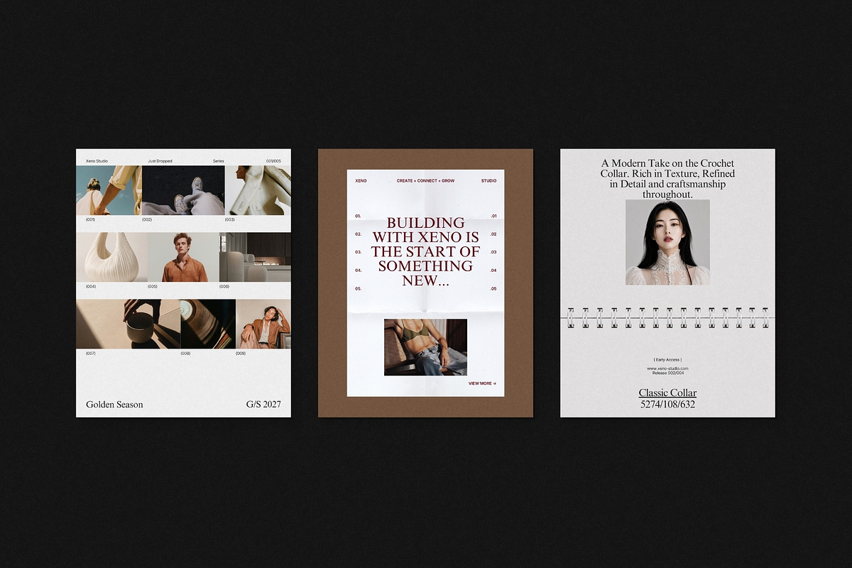 XENO | Instagram Post Bundle, a Social Media Template by The Aesthetic Studio (Photo 2 of 10)