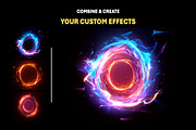 200+ Magic Circle Overlay Effects, an Object Graphic by Mikel Blazgad (Thumbnail 6 of 11)