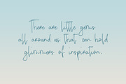 aquamarine // a handwritten font, a Script Font by Sunkissed Minimalist (Thumbnail 3 of 5)