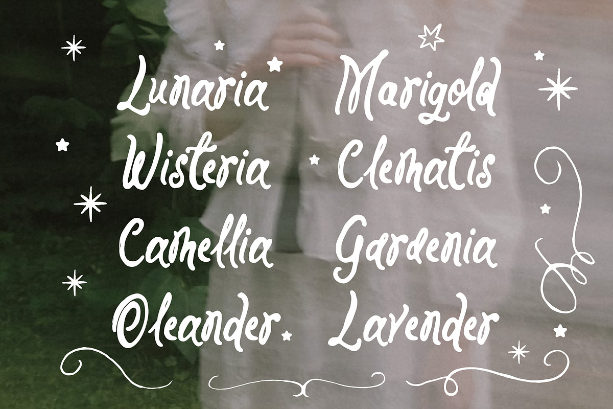 Printed Scarf Whimsical Quirky Font, a Handwritten Font by Tyasify (Photo 2 of 7)