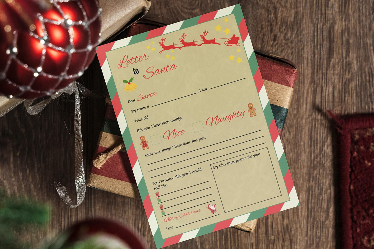SANTA LETTER BUNDLE, edit With Canva, an Invitation Template by Oskar Wantopi (Photo 3 of 6)