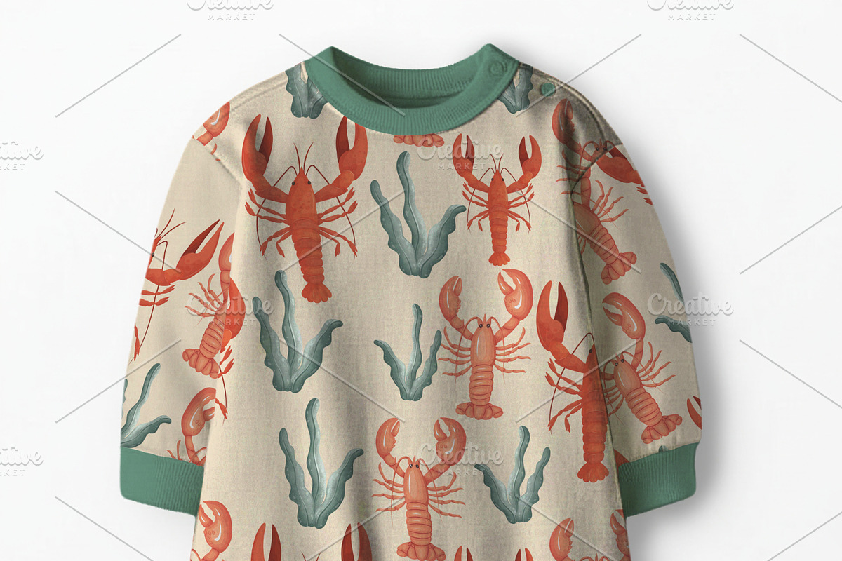 Baby oversized Romper Mockup, a Hoody Mockup by Nora Gad (Photo 7 of 16)
