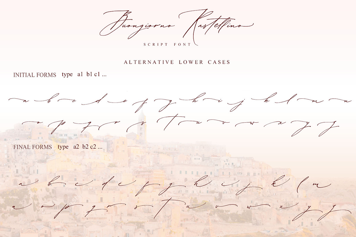 Buongiorno Rastellino font Cyrillic, a Script Font by IraDvilyuk (Photo 23 of 24)