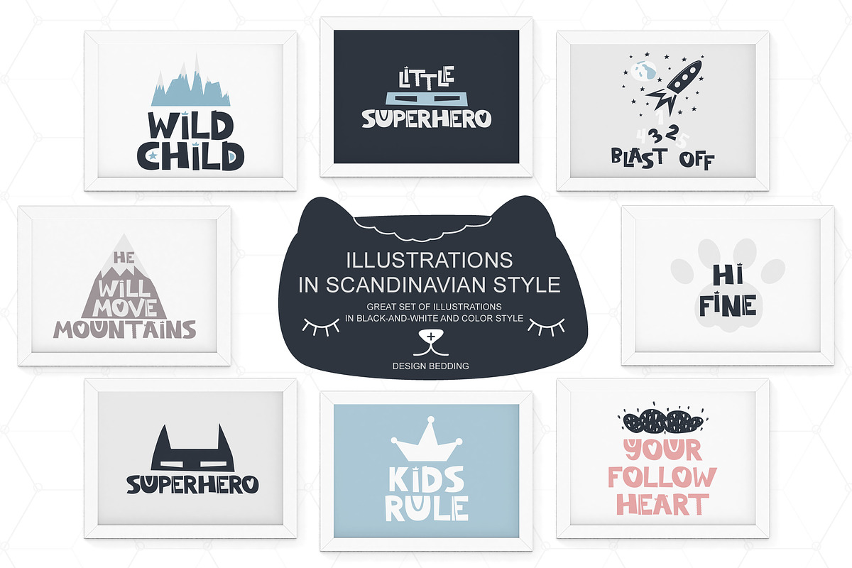 llustrations in Scandinavian style, an Animal Illustration by Alyonka_lis (Photo 1 of 11)