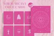 Major Arcana Tarot Card Templates, a Card Template by Marketello Studio (Thumbnail 1 of 8)
