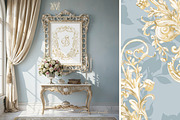 Gold Baroque crest frame png, a Decorative Illustration by WonderWonder (Thumbnail 6 of 13)