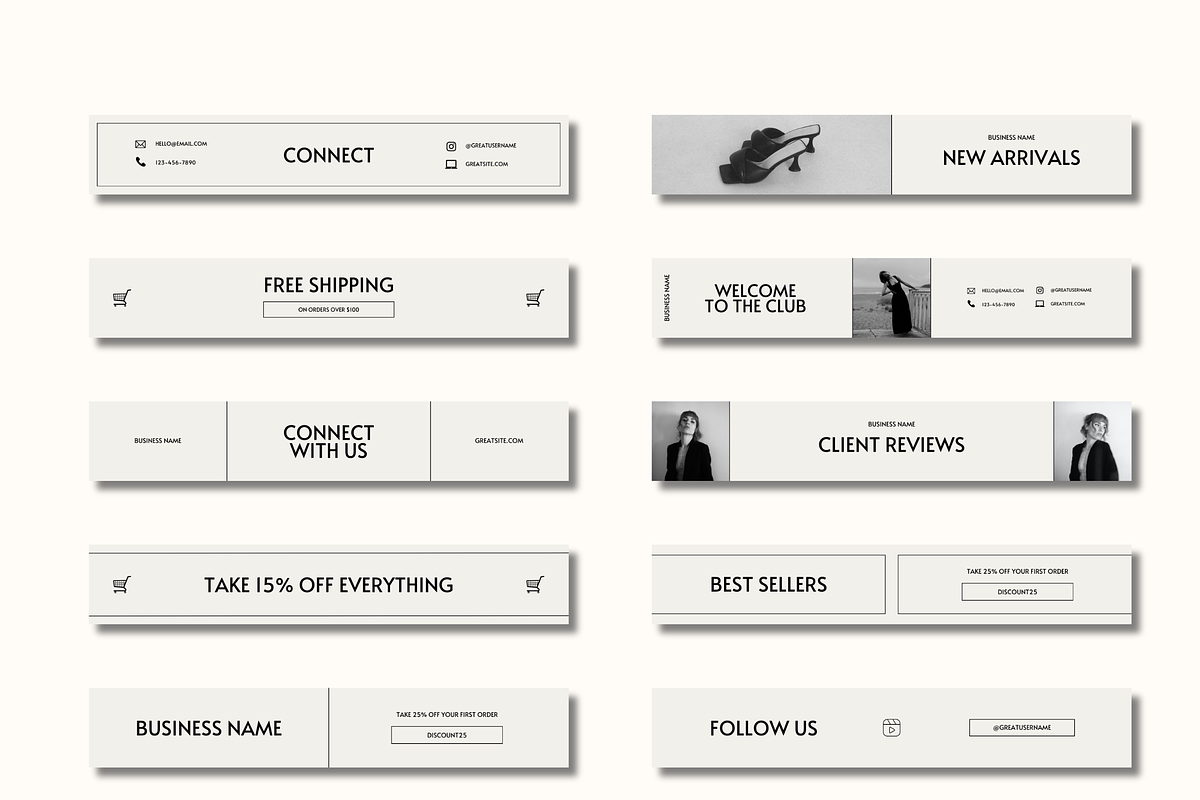 Email Marketing Newsletter Template, an Email Template by Branding Babe Co. (Photo 6 of 9)