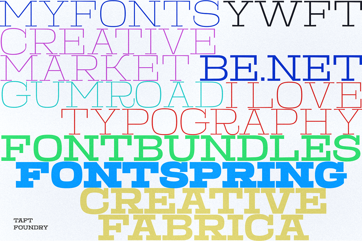 TA Albatross, a Slab Serif Font by TAFT Foundry (Photo 11 of 16)