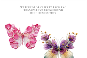 10 Butterfly Clipart PNG, an Animal Illustration by Pati Charm Studio (Thumbnail 4 of 8)