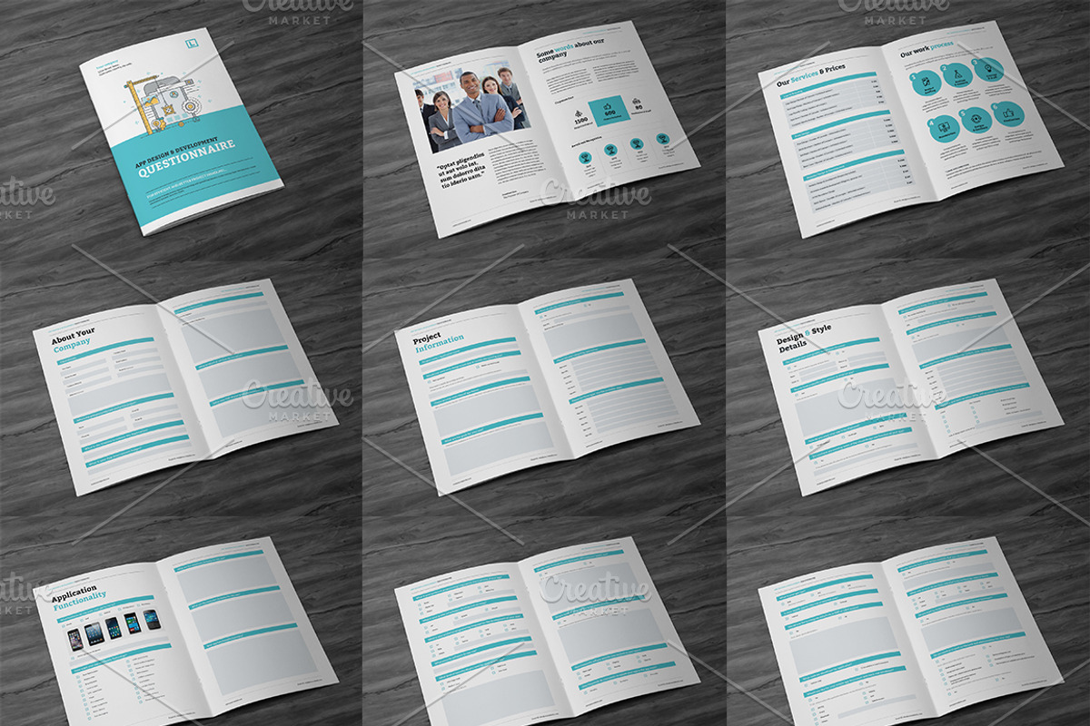 App Design Questionnaire, a Stationery Template by GraphicsEgg (Photo 7 of 7)
