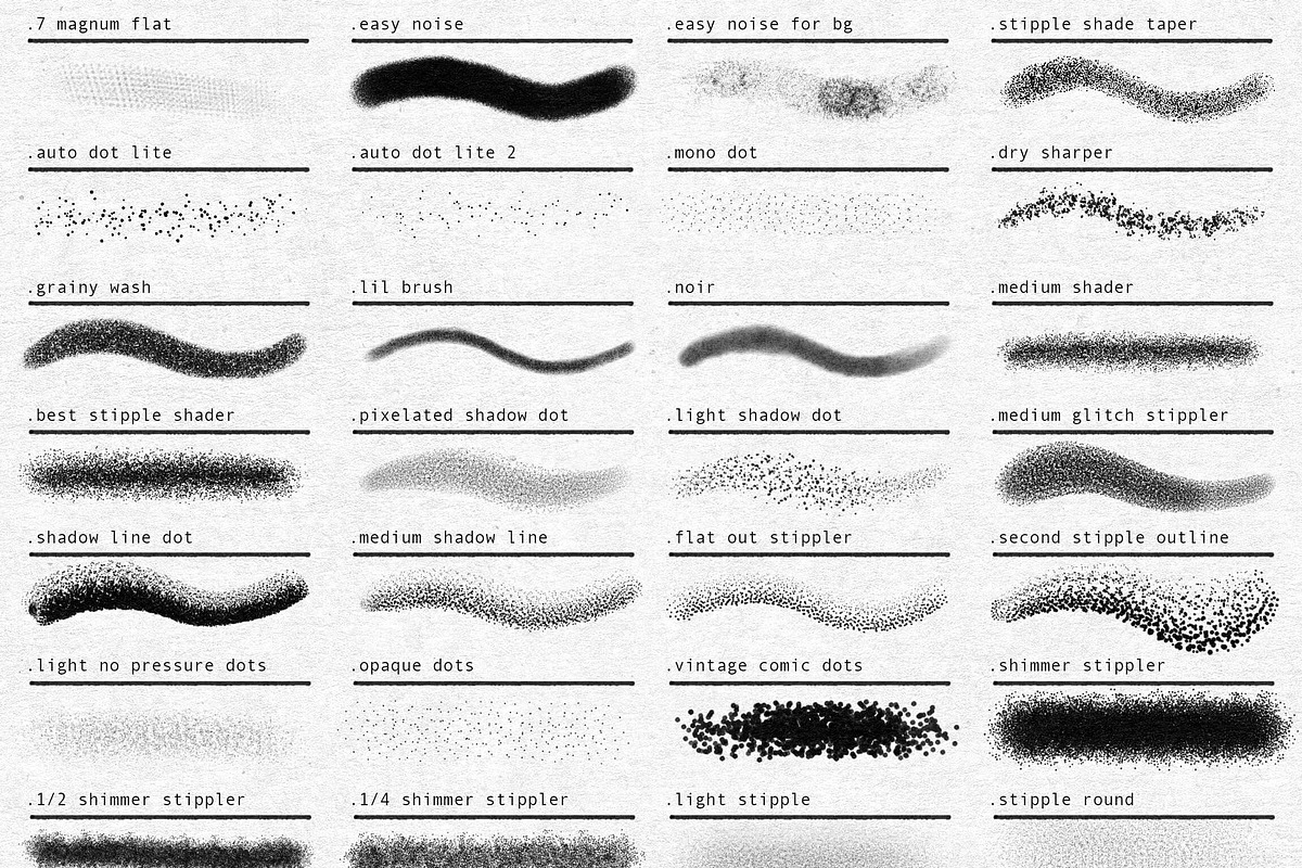 Tattoo Brushes For Procreate, a Brush Add-On by BrushArchive (Photo 9 of 10)