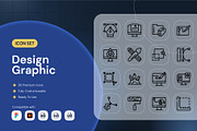 Design Graphic Icon, an Outline Icon by Nathaya Studio (Thumbnail 1 of 2)