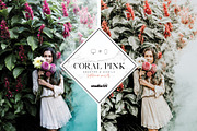 Coral pink lightroom preset, a Plug-in Add-On by studio25 (Thumbnail 2 of 7)