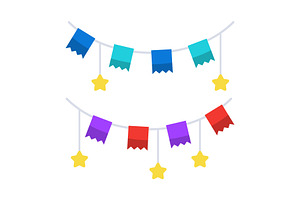 Garland Vector Icon, an Icon by Pexelpy