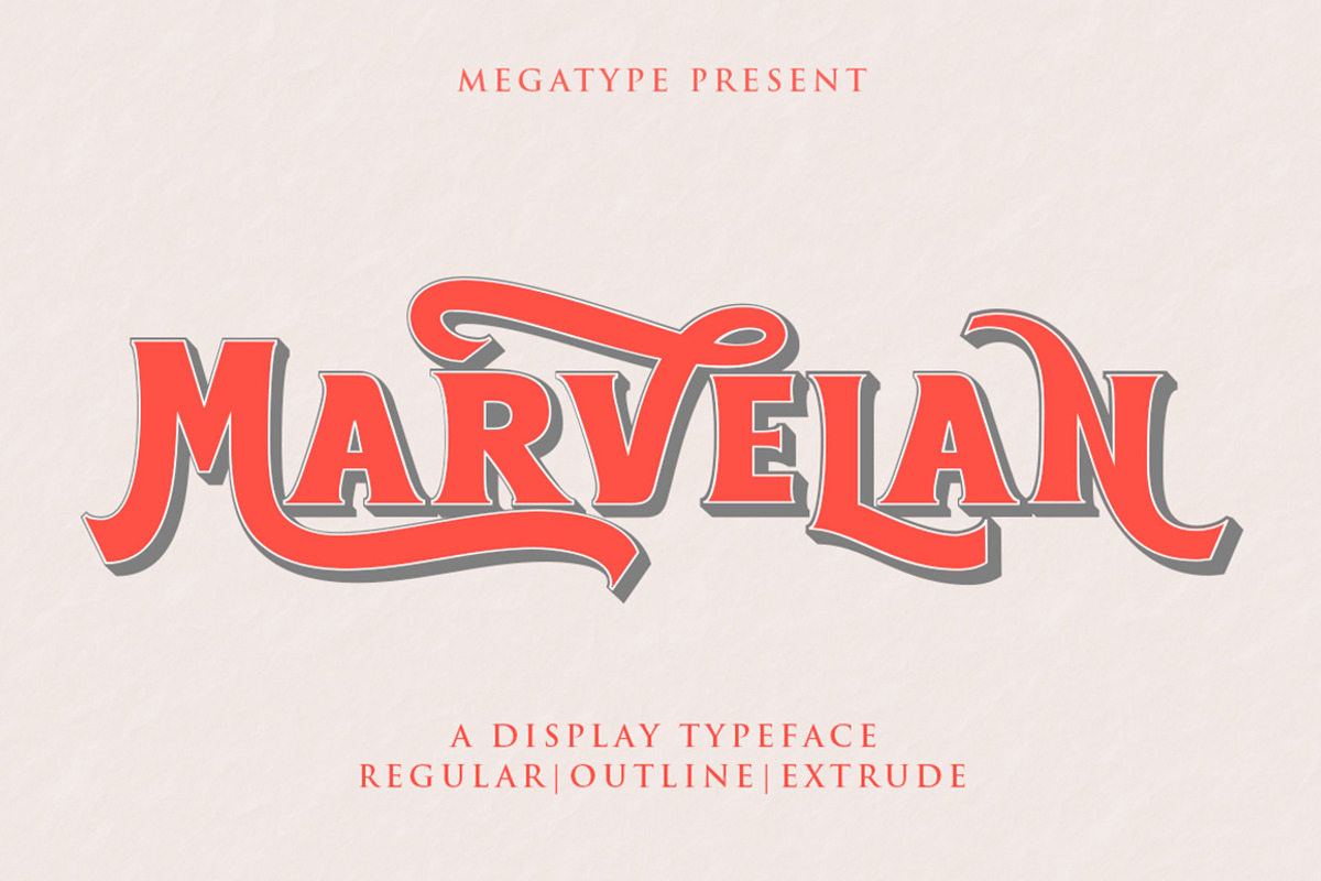 Marvelan, a Serif Font by Megatype (Photo 1 of 10)