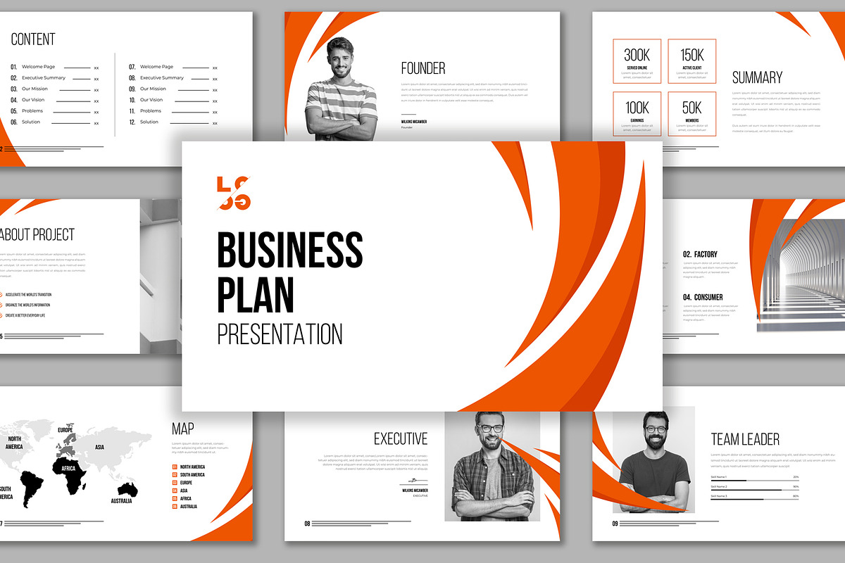 Professional Business Presentation, a Presentation Template by Mighty-Slide (Photo 1 of 6)