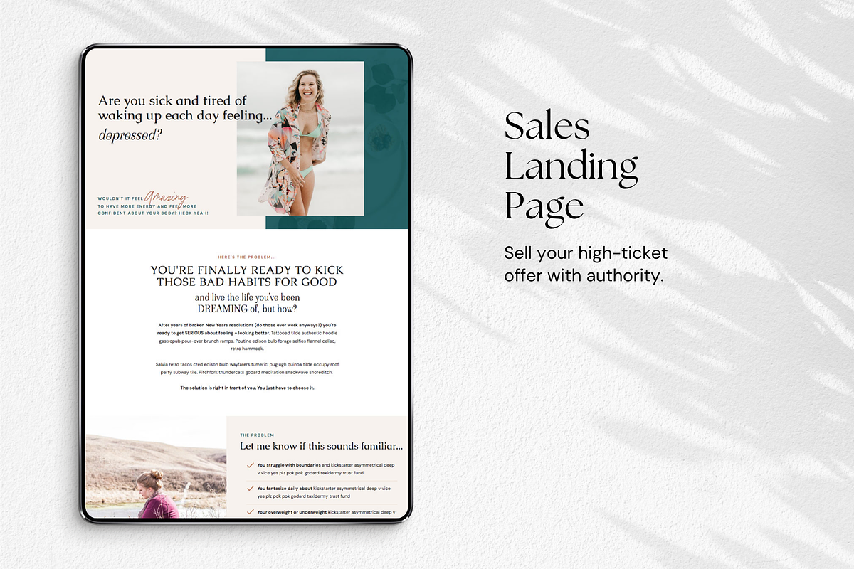 Health Coach Website MEGA Bundle, a Websites & App Template by Sugar Studios (Photo 8 of 9)